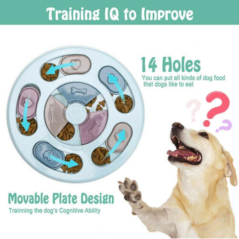 Dog Treat Dispenser Puppy Feeder Puzzle Game Interactive Toy Pet Training Supply-0