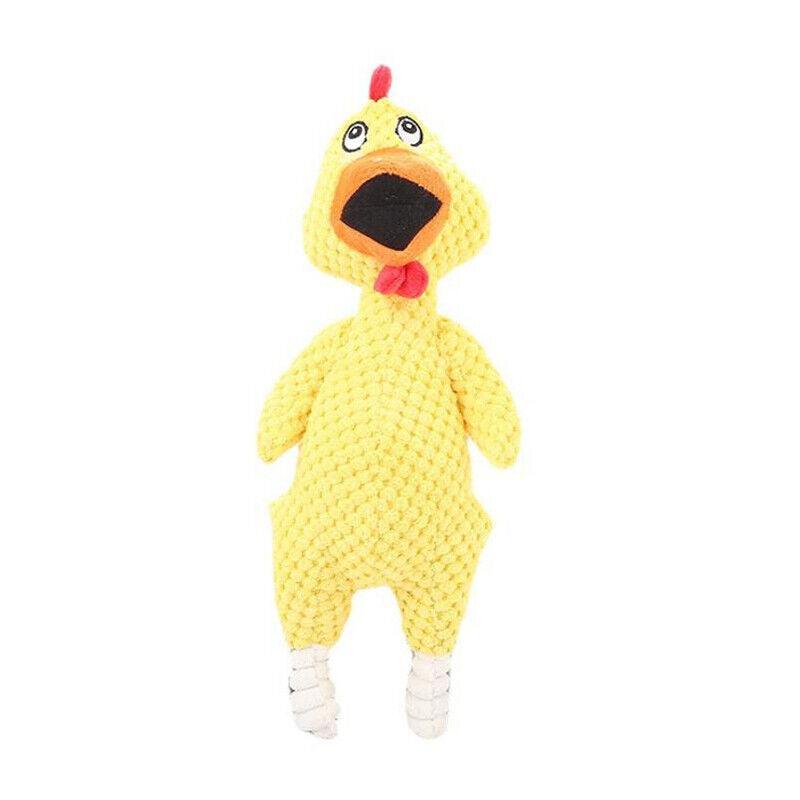Squeaky Dog Toy Plush Chew Rope Pet Puppy Toys with Squeaker Crinkle for Teething