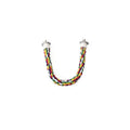 Parrot Rope Perch Colourful Bird Cage Toy Cotton Bungee Swing for Pet Birds