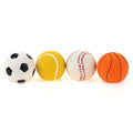 4/12Pk Mini Pet Sports Rubber Balls Dog Puppy Play Throw Fetch Training Cat Toy-5
