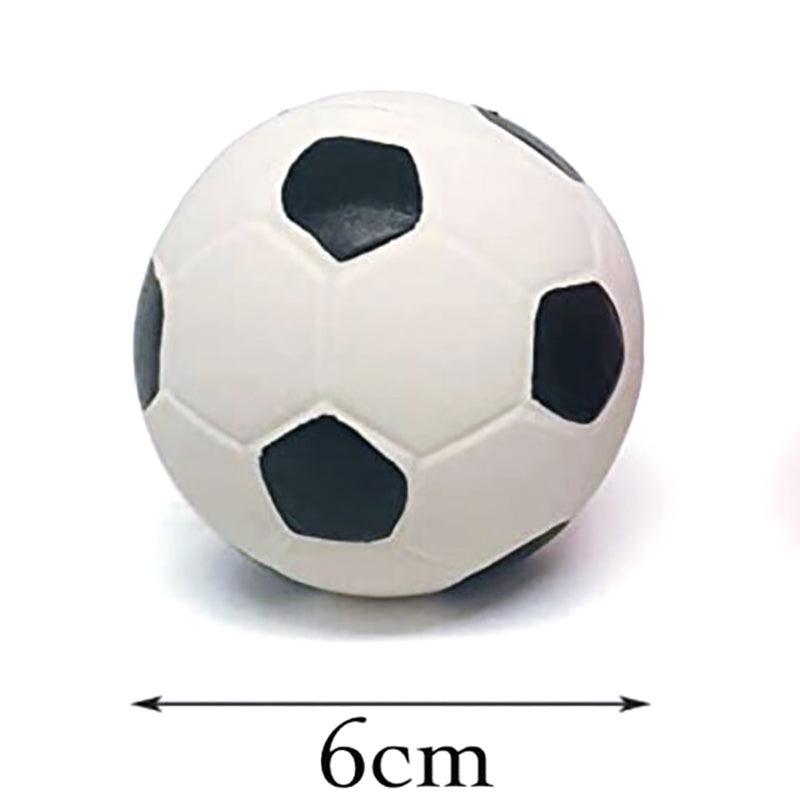 4/12Pk Mini Pet Sports Rubber Balls Dog Puppy Play Throw Fetch Training Cat Toy-3