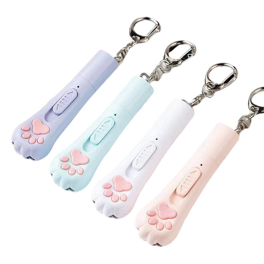 Mini Handheld Cat Claw Teasing Toy Interactive Pet Play Wand for Kitten Exercise-1