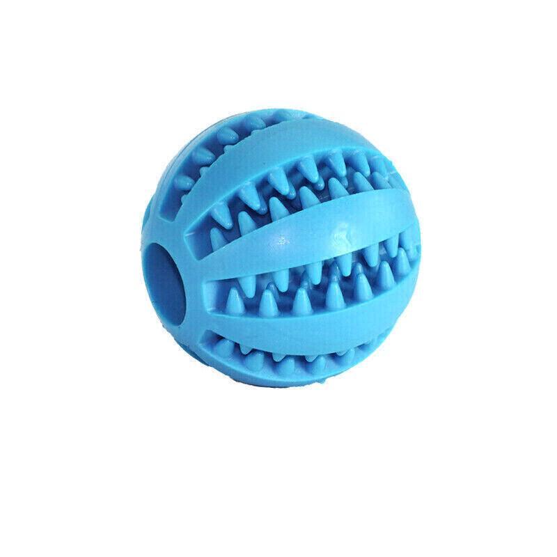 Dog Chew Toy Rubber Ball Treat Dispenser Dental Cleaning Training Play Ball-10
